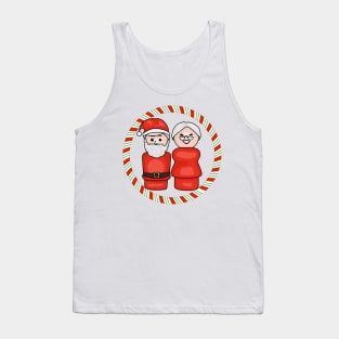 Little Santa and Mrs Claus Are In Love Tank Top